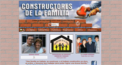 Desktop Screenshot of constructoresdelafamilia.org